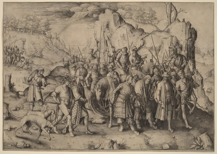 The Conversion of Saint Paul by Lucas van Leyden