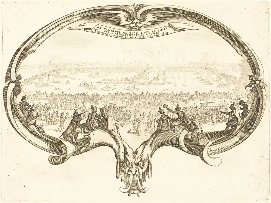 The Fan by Jacques Callot