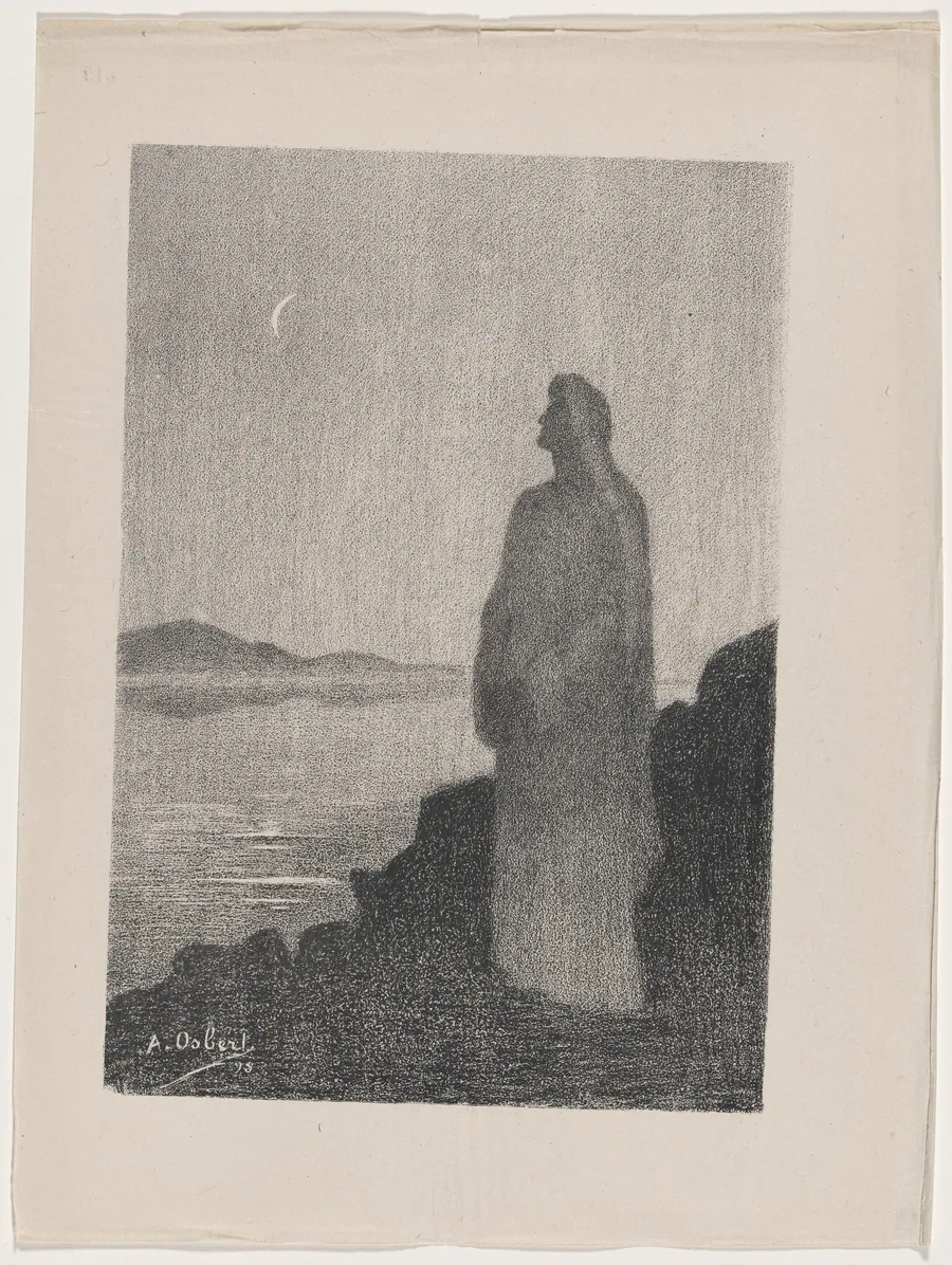 Rêverie dans la nuit (Evening Reverie) by Alphonse Osbert