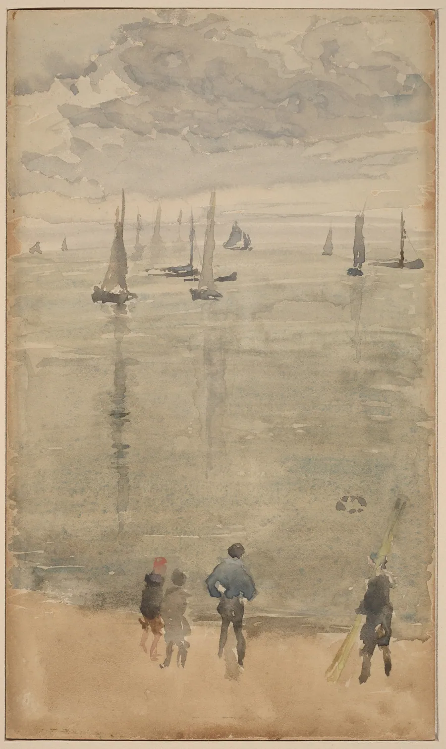 Violet [Note?]...The Return of the Fishing Boats by James McNeill Whistler