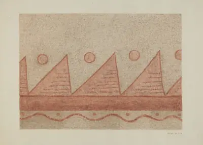 Section of Wall Decoration-Mission San Francisco de Assis (Dolores)