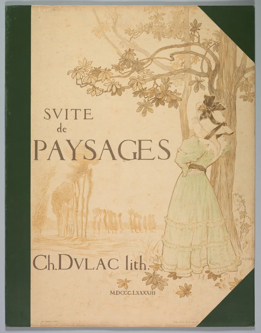Suite de Paysages: Cover by Charles Marie Dulac