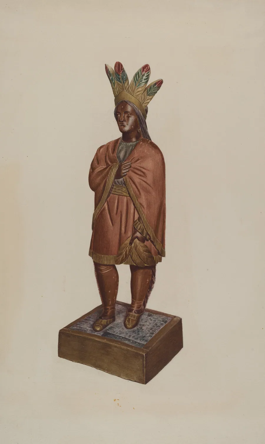 Cigar Store Indian by Lucille Chabot