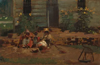 Sketch of a Cottage Yard