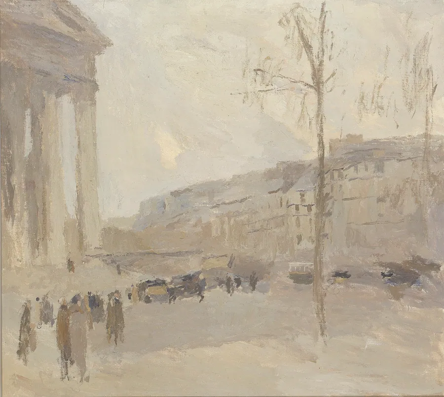 Place de la Madeleine no. I by Frank Edwin Scott, born Buffalo, NY 1863-died Paris, France 1929