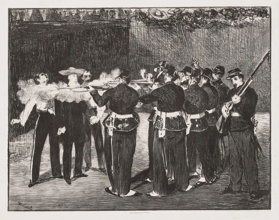 The Execution of Emperor Maximilian by Édouard Manet
