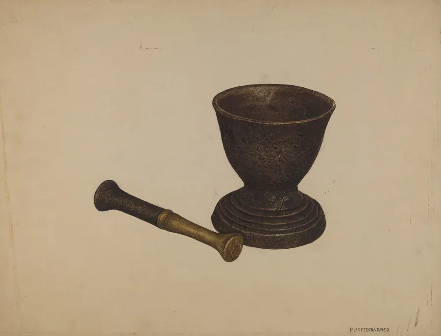 Mortar and Pestle by Paul Poffinbarger