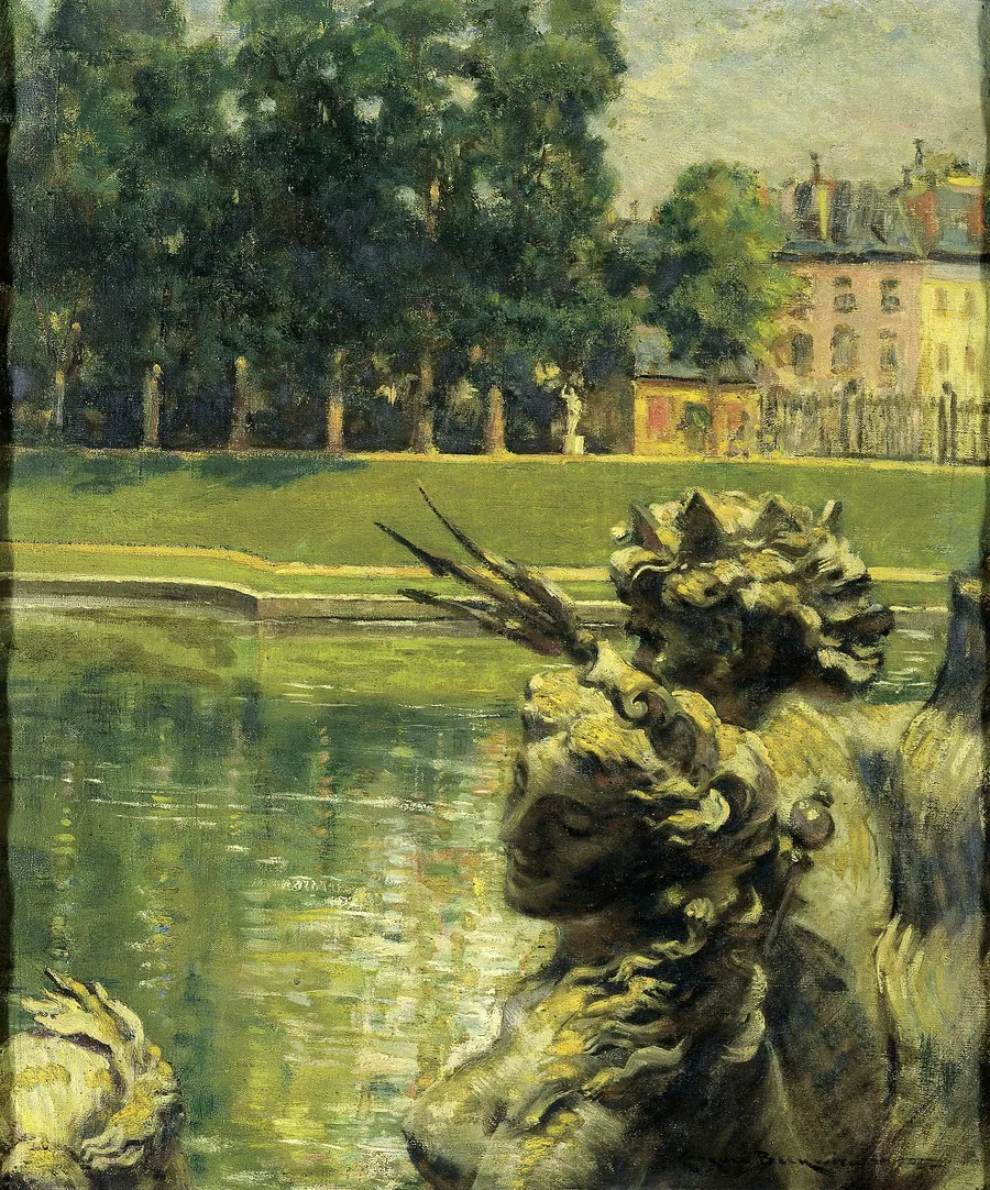 Bassin de Neptune, Versailles by Carroll Beckwith, born Hannibal, MO 1852-died New York City 1917