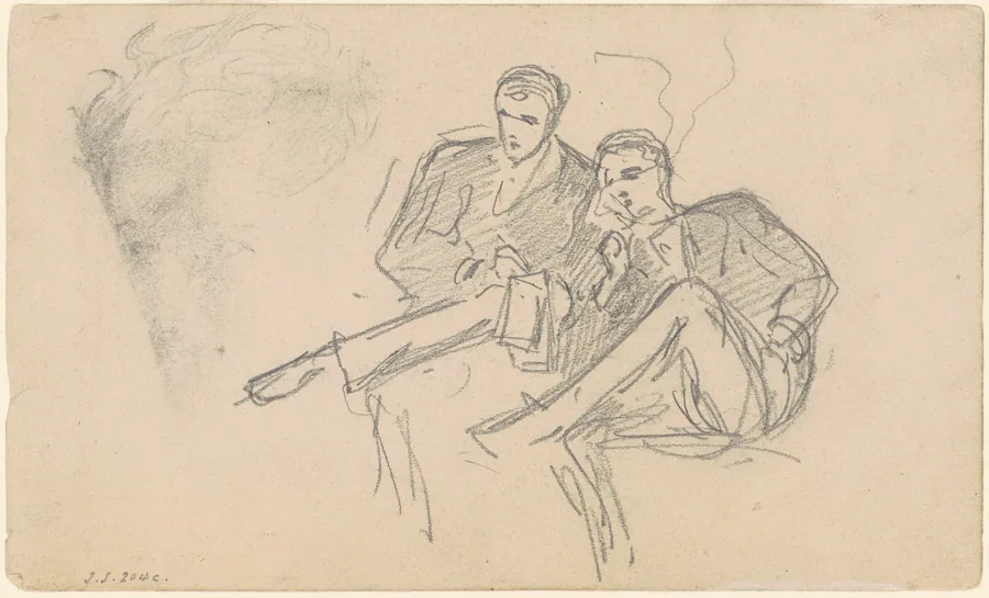 Seated Men by John Singer Sargent