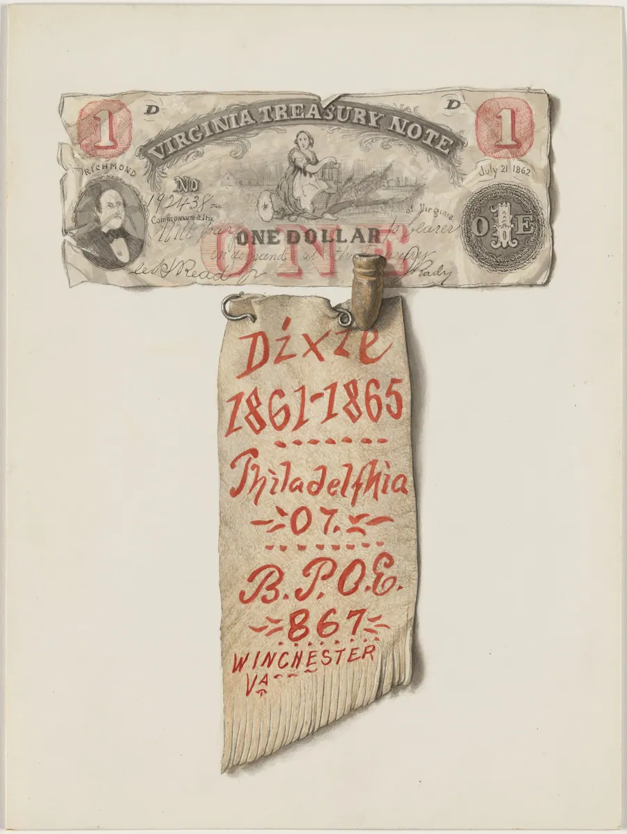 $1 Banknote from Virginia by Carl Buergerniss