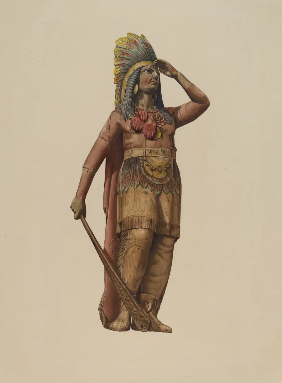 Cigar Store Indian by American 20th Century