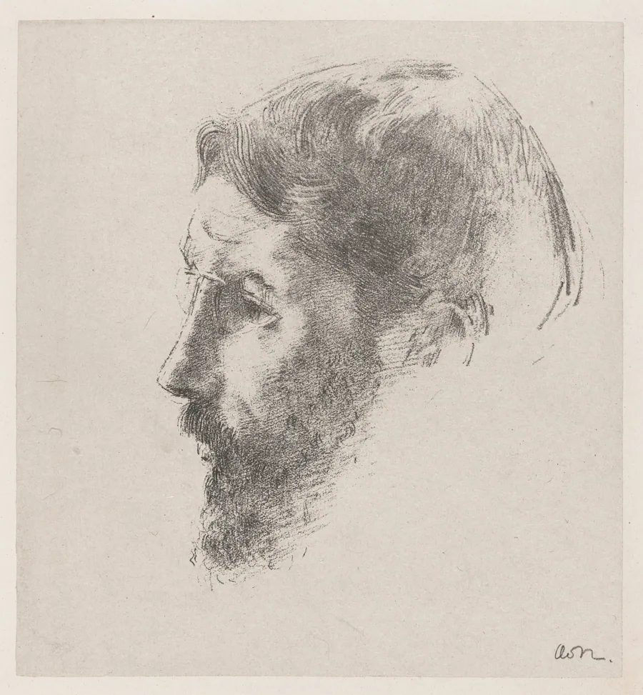 Pierre Bonnard by Odilon Redon