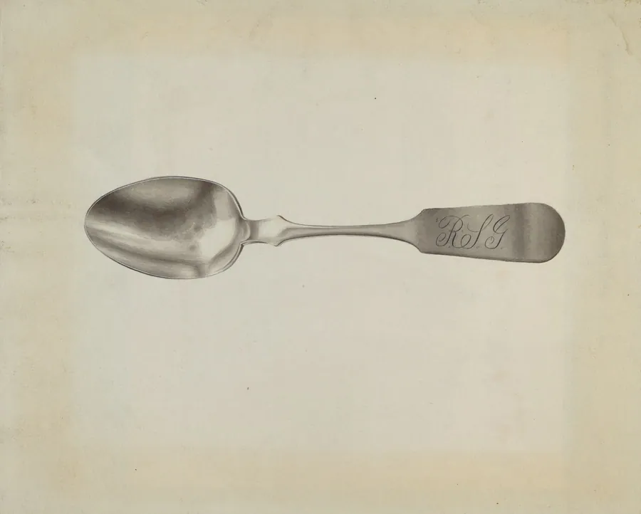Silver Tablespoon by Florence Grant Brown
