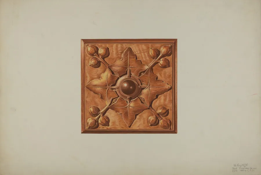 Mantel Carving by Michael Riccitelli