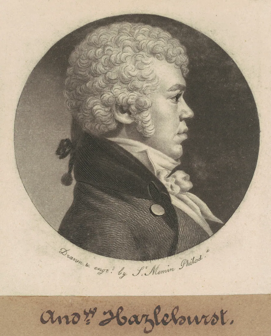 Andrew Purviance Hazlehurst by Charles B. J. Févret de Saint-Mémin