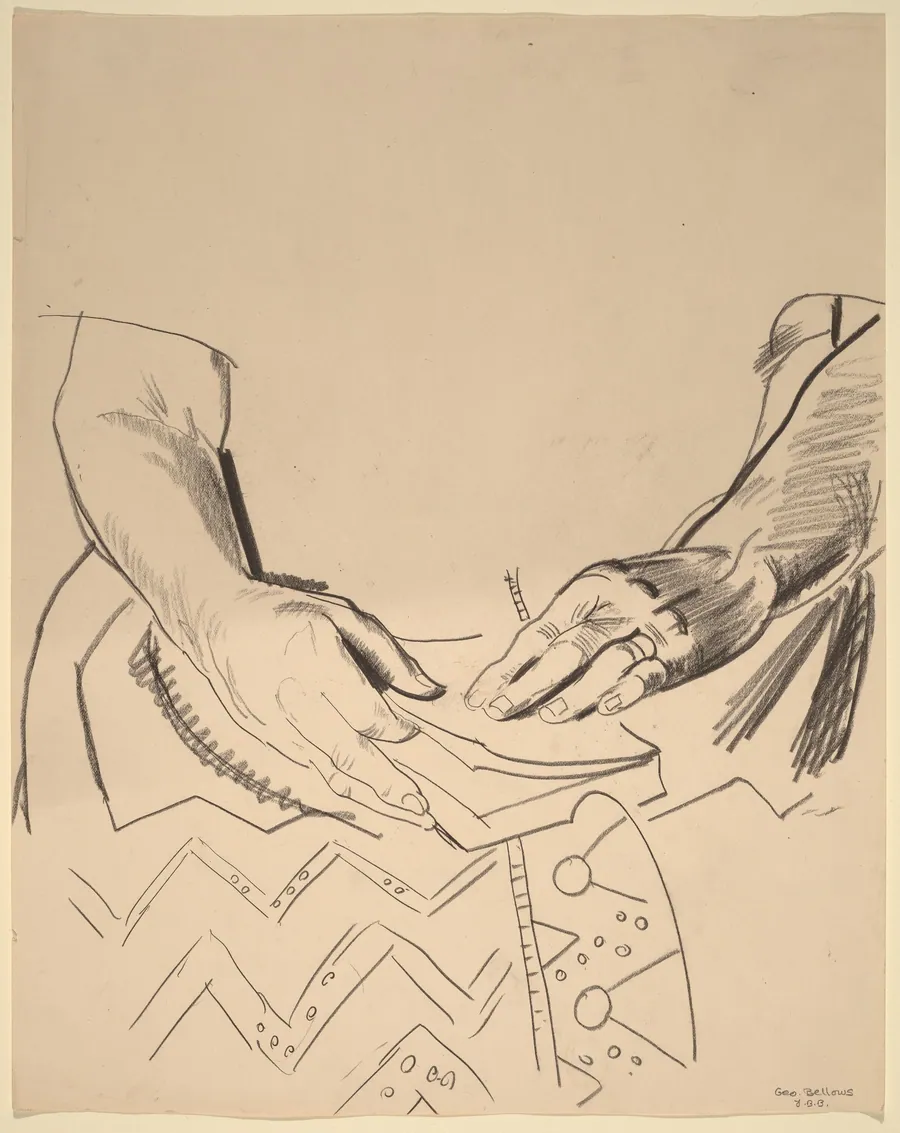 Study for "Mr. and Mrs. Philip Wase" by George Bellows