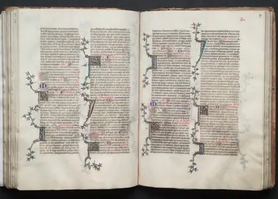 The Gotha Missal: Fol. 96v, Text