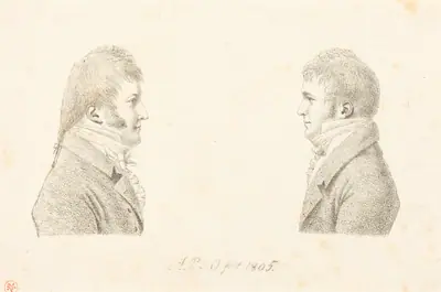 Self-Portrait and the Artist's Brother