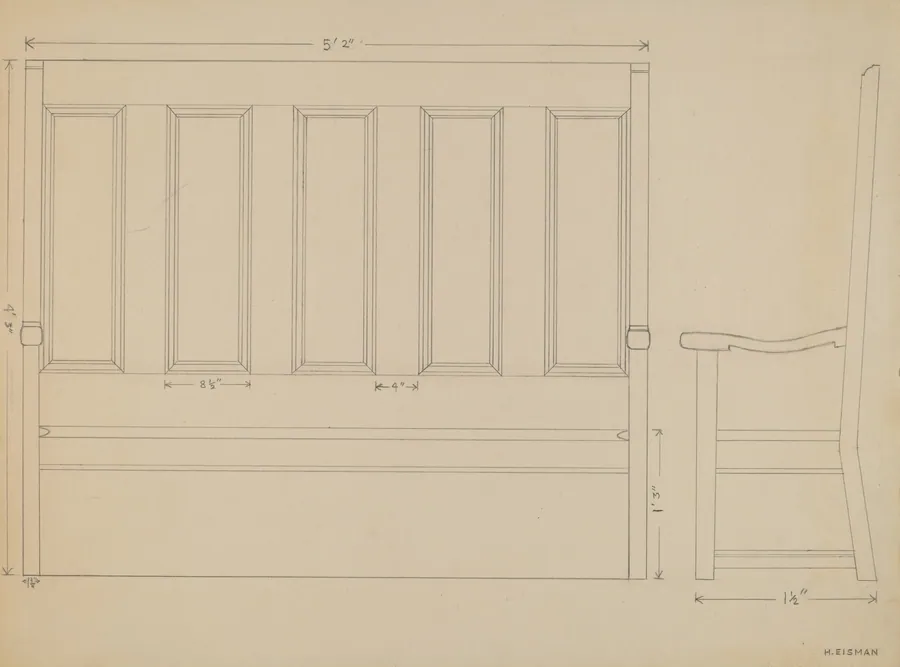 Settee by Harry Eisman