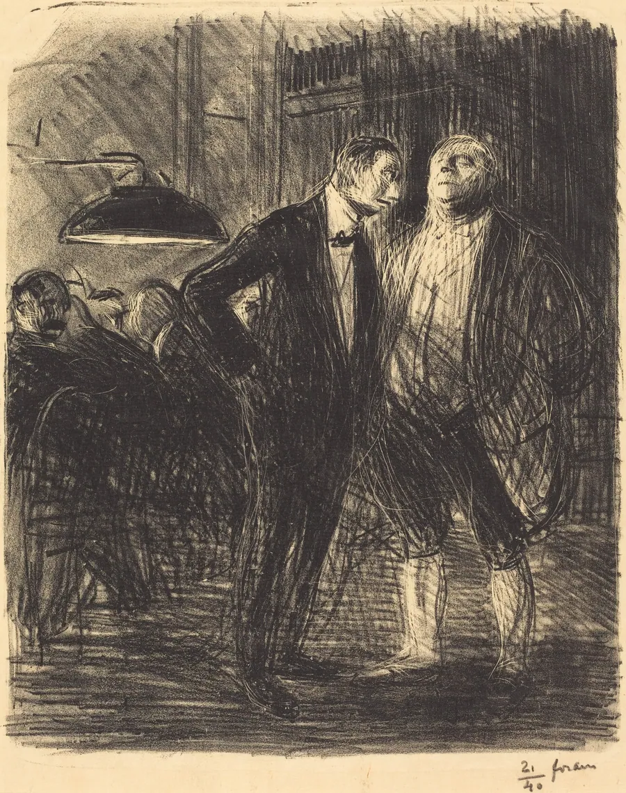 Le decavé (Cleared Out) by Jean-Louis Forain