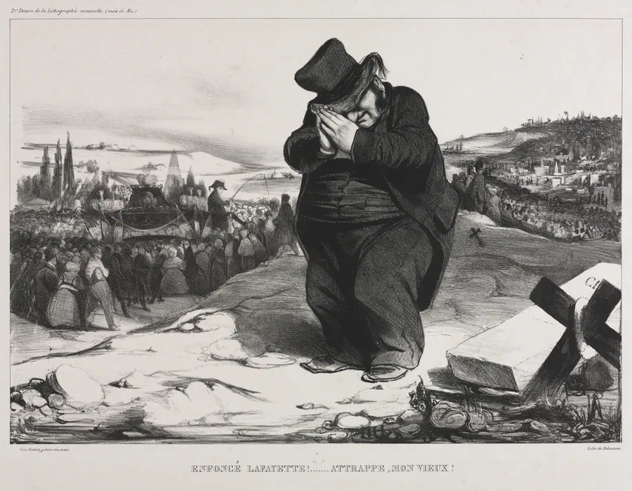 Failed Lafayette!  It Serves You Right, My Old Friend! by Honoré Daumier