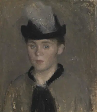 Ida Ilsted, kunstnerens forlovede. Studie
