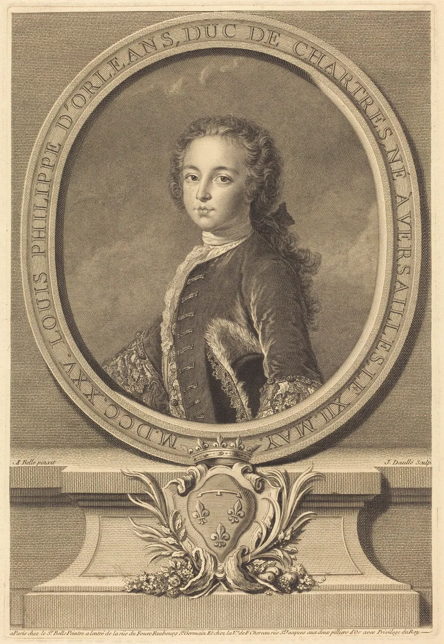 Louis Philippe d'Orléans by Jean Daullé