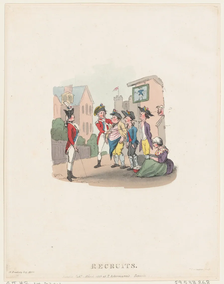 Recruits by Henry William Bunbury