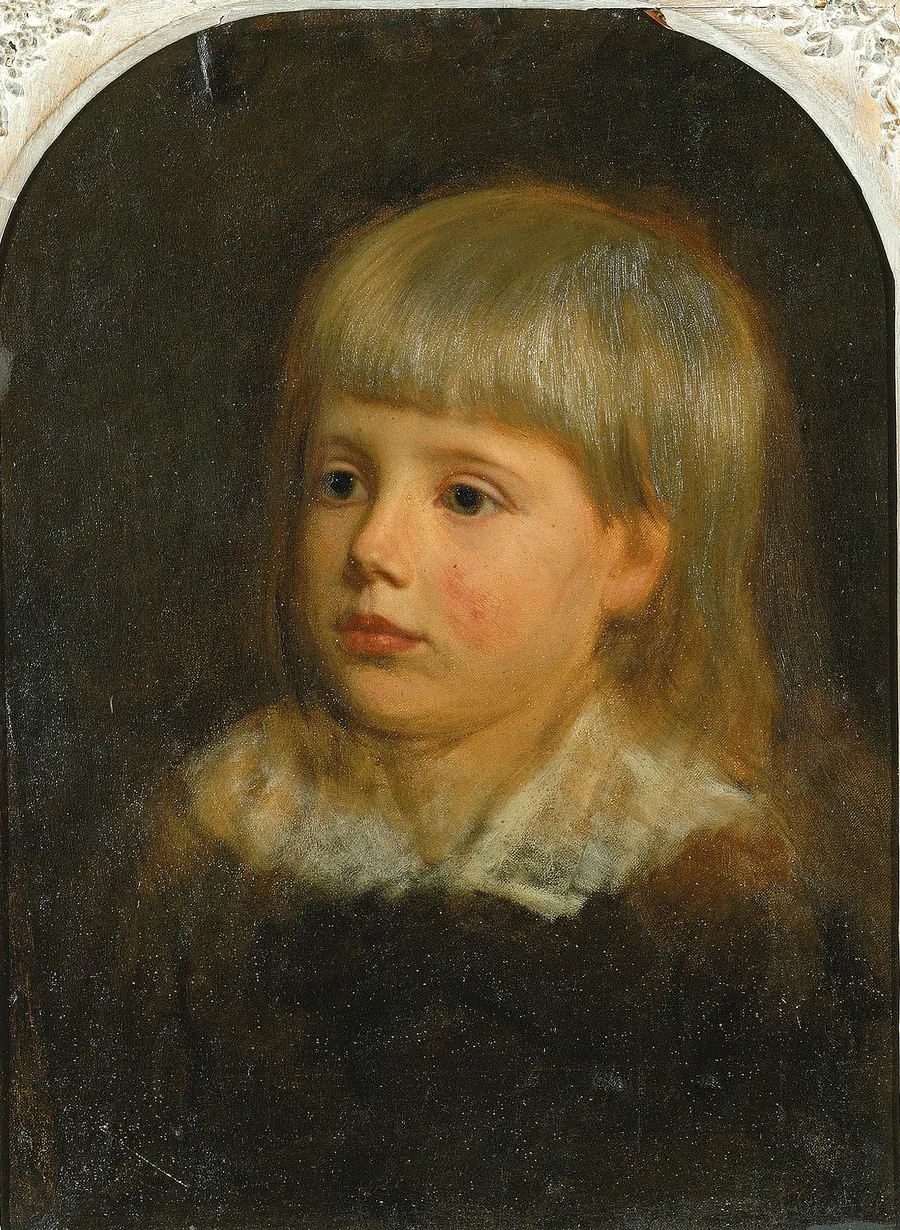 Charles Downing Lay, Portrait of the Artist's Son by Oliver Ingraham Lay, born New York City 1845-died 1890