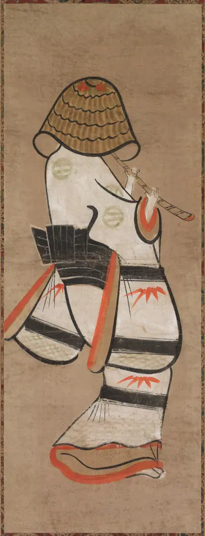 Woman as an Itinerant Monk: Onna Komuso (Otsu-e)