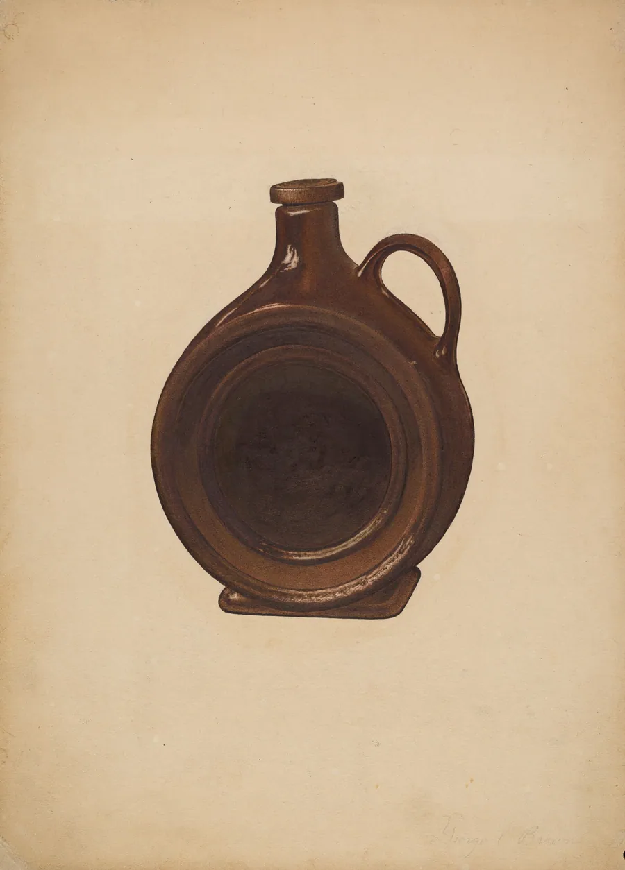 Pottery Jug by George C. Brown
