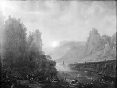 Rhinlandskab ved Bingen