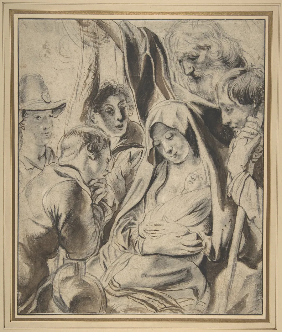 Adoration of the Shepherds by Jacob Jordaens