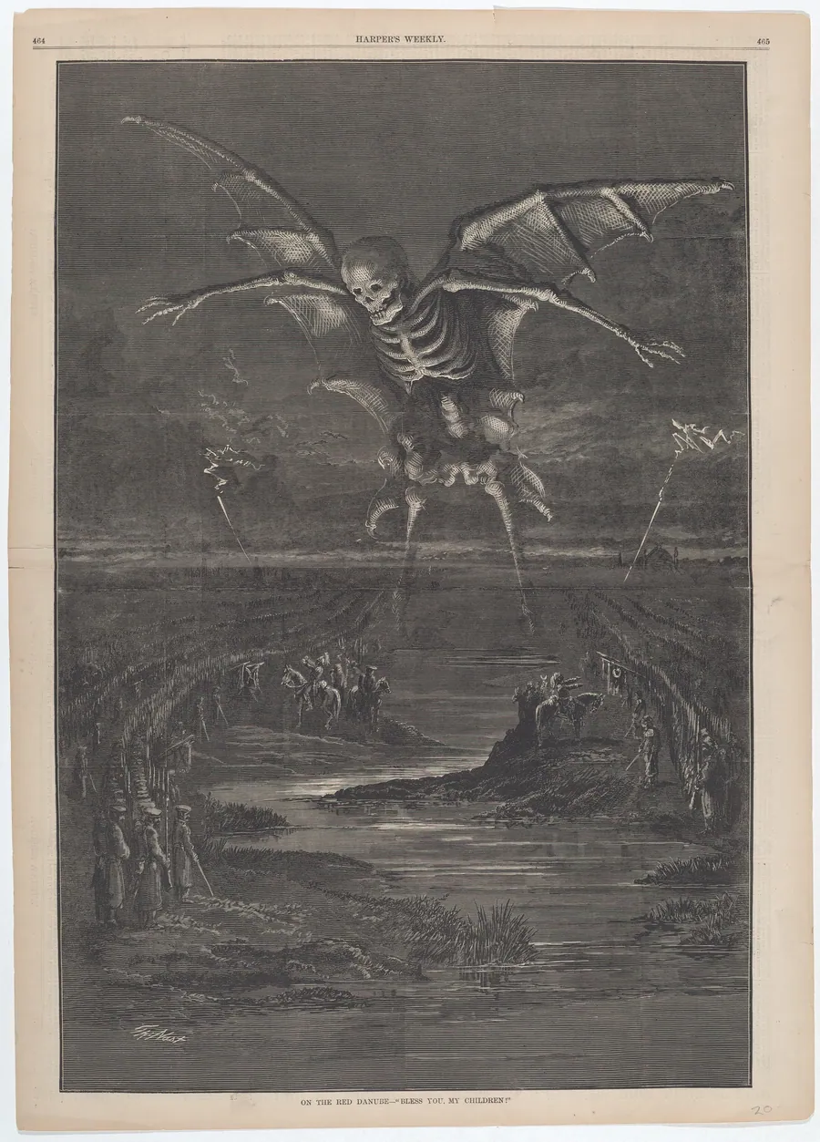 On the Red Danube - "Bless You, My Children!" by Thomas Nast