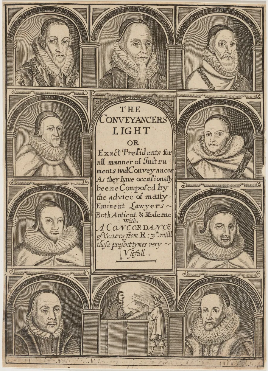 Title Page to the Conveyancers Light by Thomas Cross