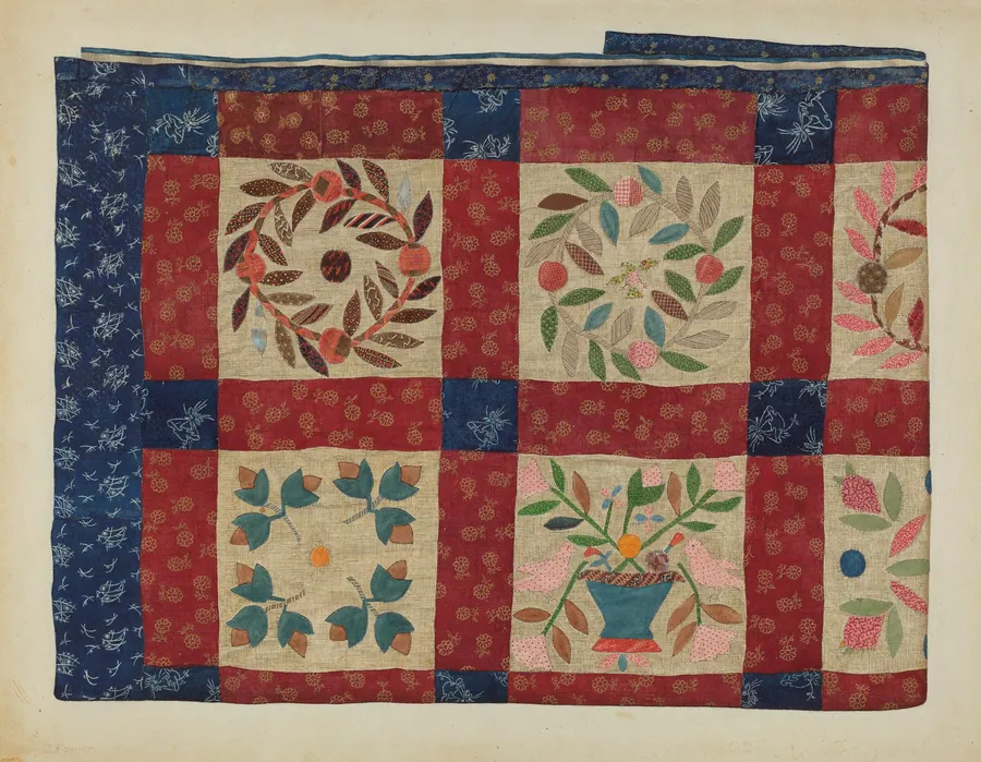 Applique Quilt by Catherine Fowler