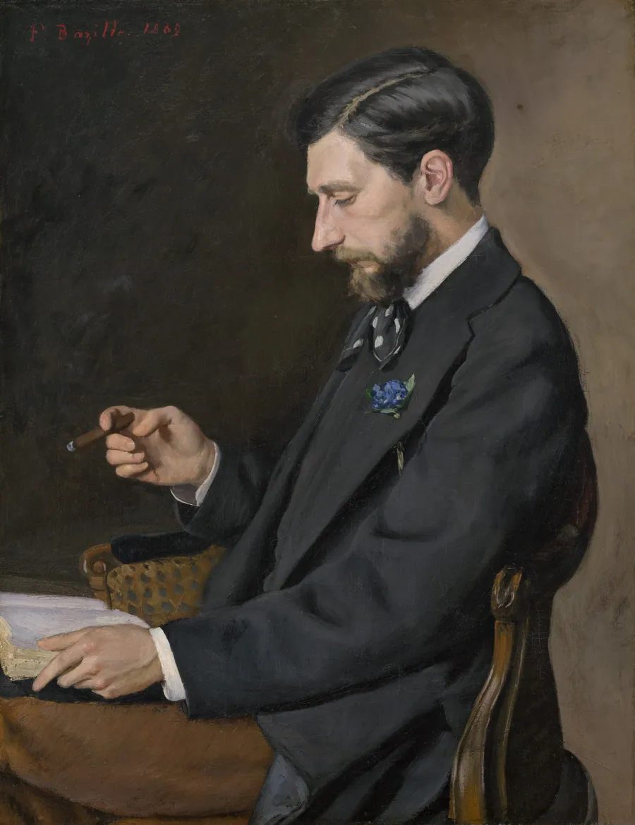 Edmond Maître by Frédéric Bazille