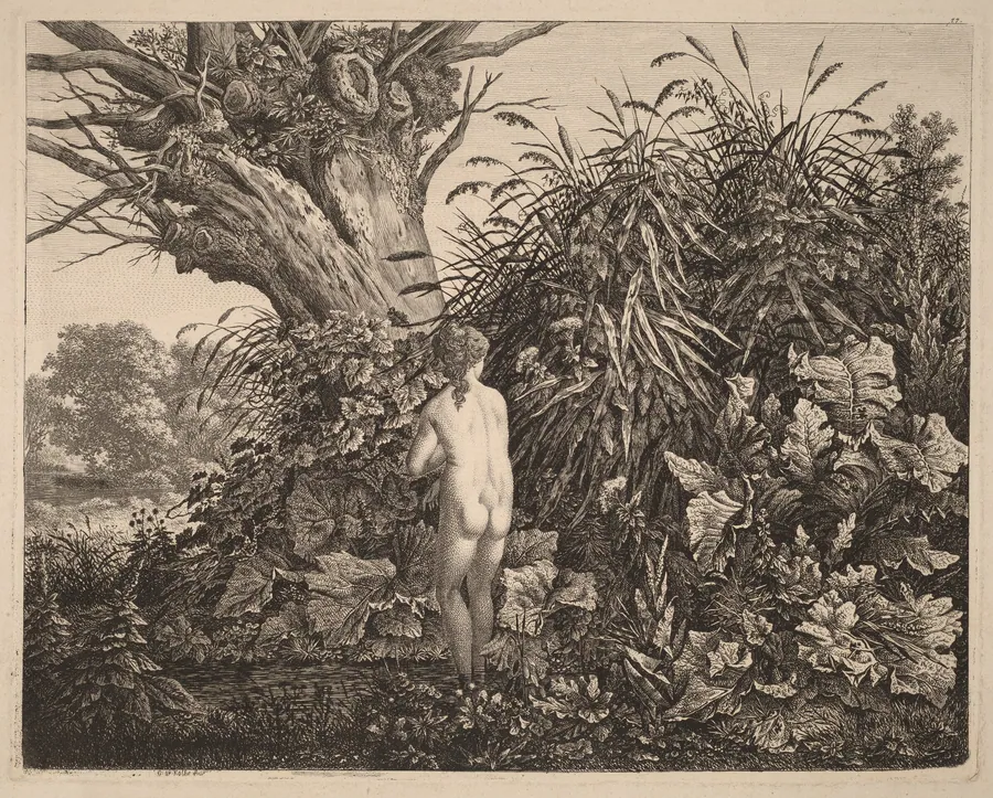 Bathing Maiden by Carl Wilhelm Kolbe