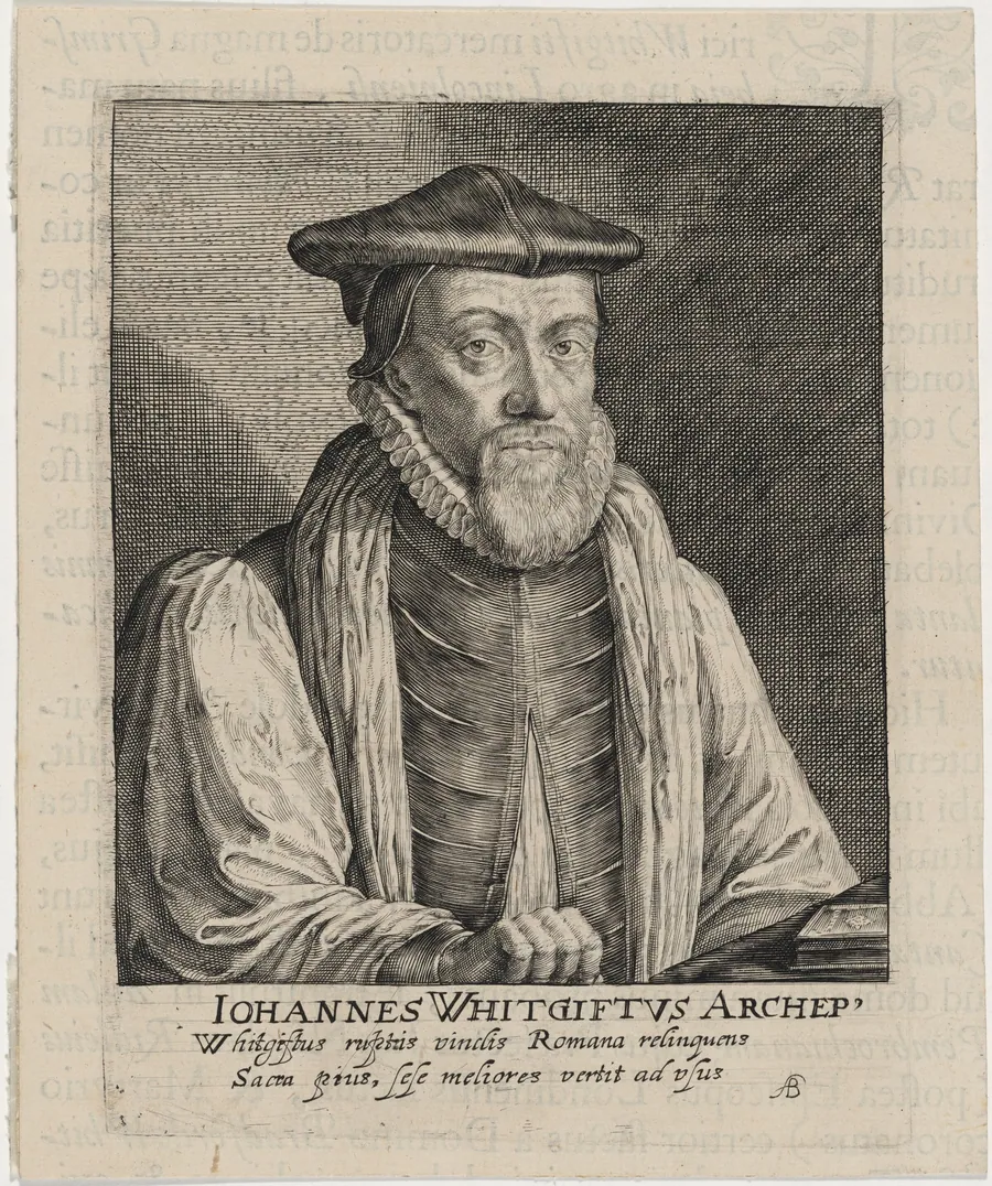 John Whitgift, D.D., Archbishop of Canterbury by Willem de Passe