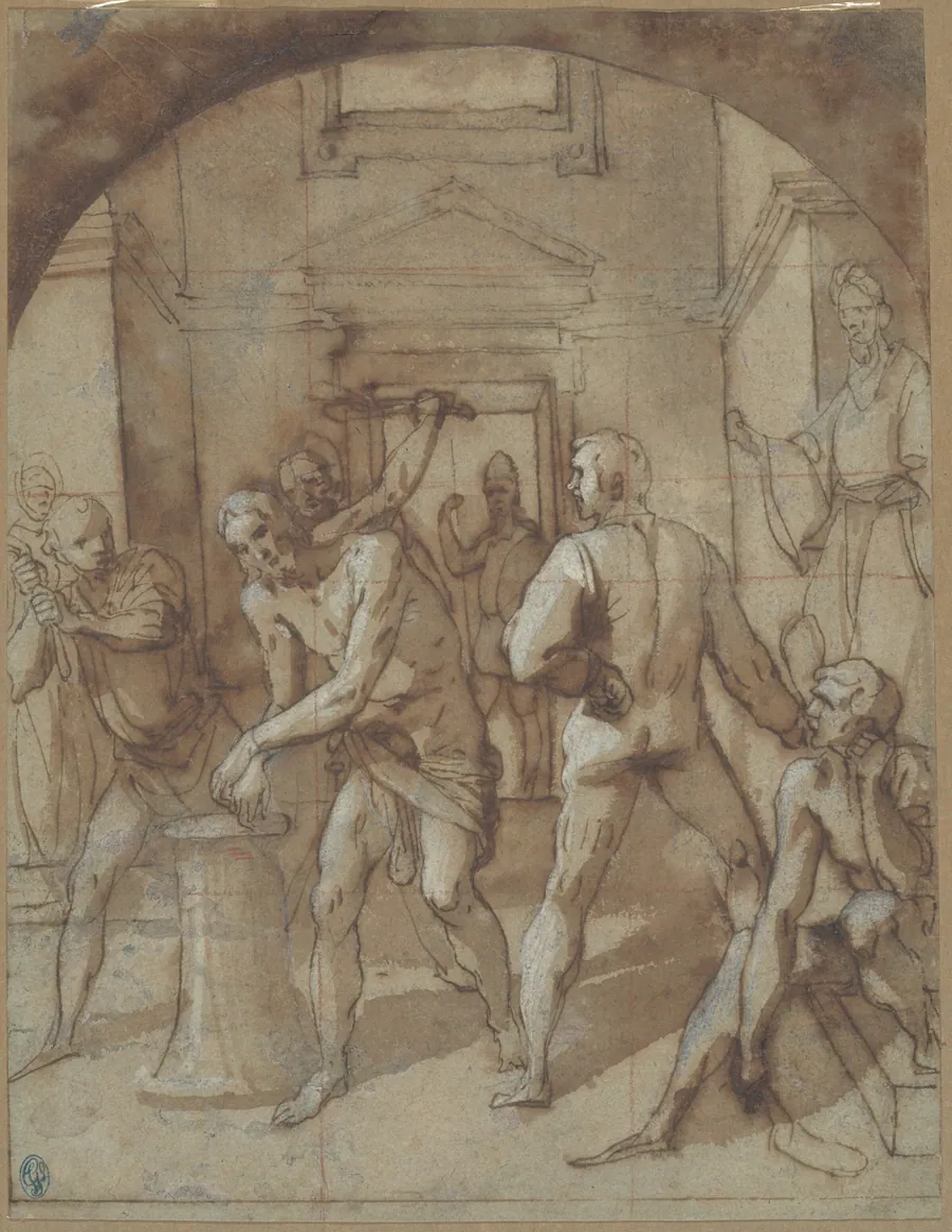 The Flagellation by Daniele Crespi