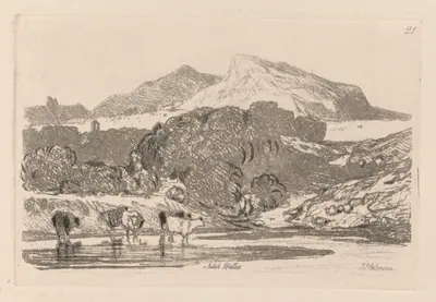 Liber Studiorum: Plate 21, View in North Wales