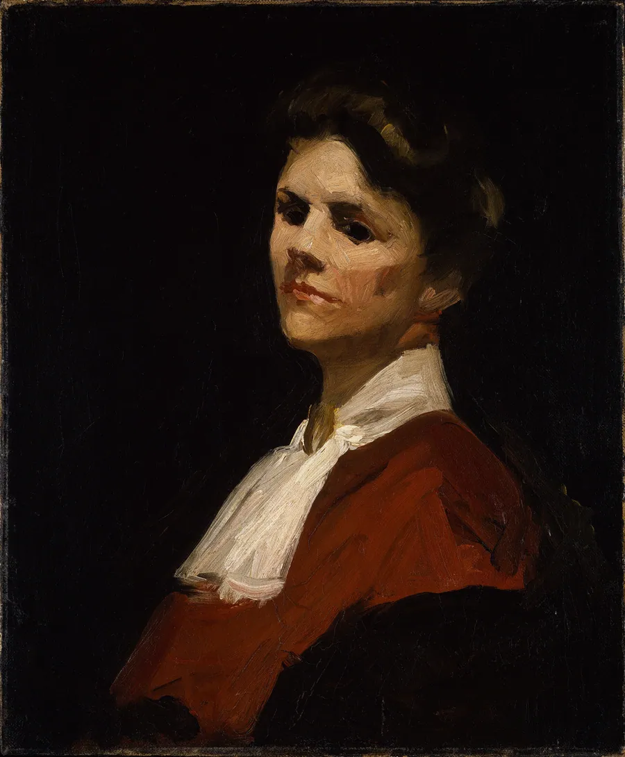 Portrait of Hettie Duryea Meade by Edward Hopper, American, b. Nyack, New York, 1882–1967