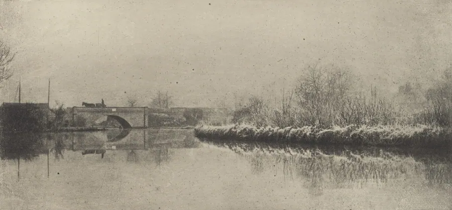 A Frosty Morning at Coltishall by Peter Henry Emerson