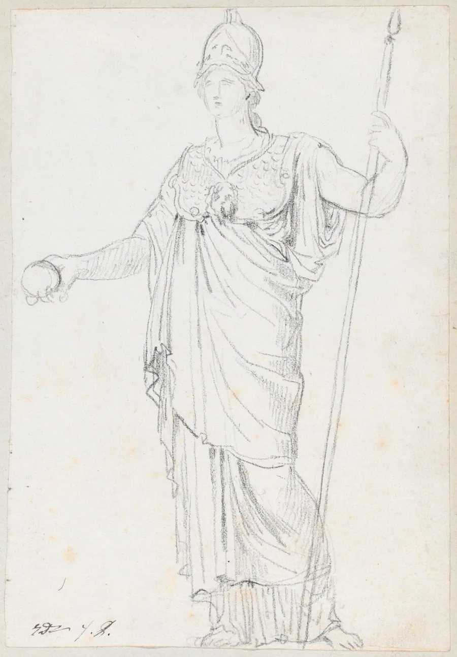 Statue of Minerva by Jacques-Louis David
