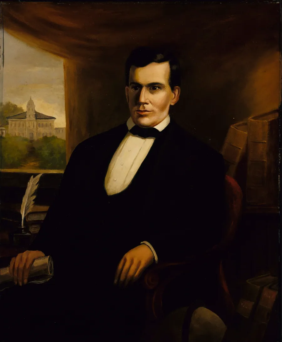 Portrait of Freeman Cary by Robert S. Duncanson, born Fayette, NY 1821-died Detroit, MI 1872