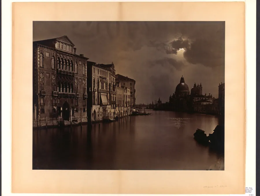 [Night View of the Grand Canal, Venice] by Carlo Naya