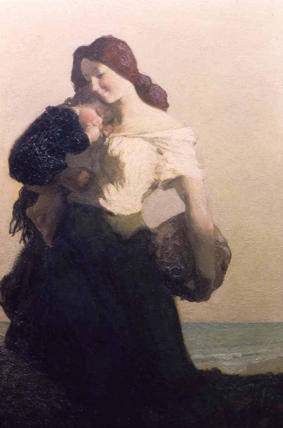 The Happy Mother by Max Bohm, born Cleveland, OH 1868-died Provincetown, MA 1923