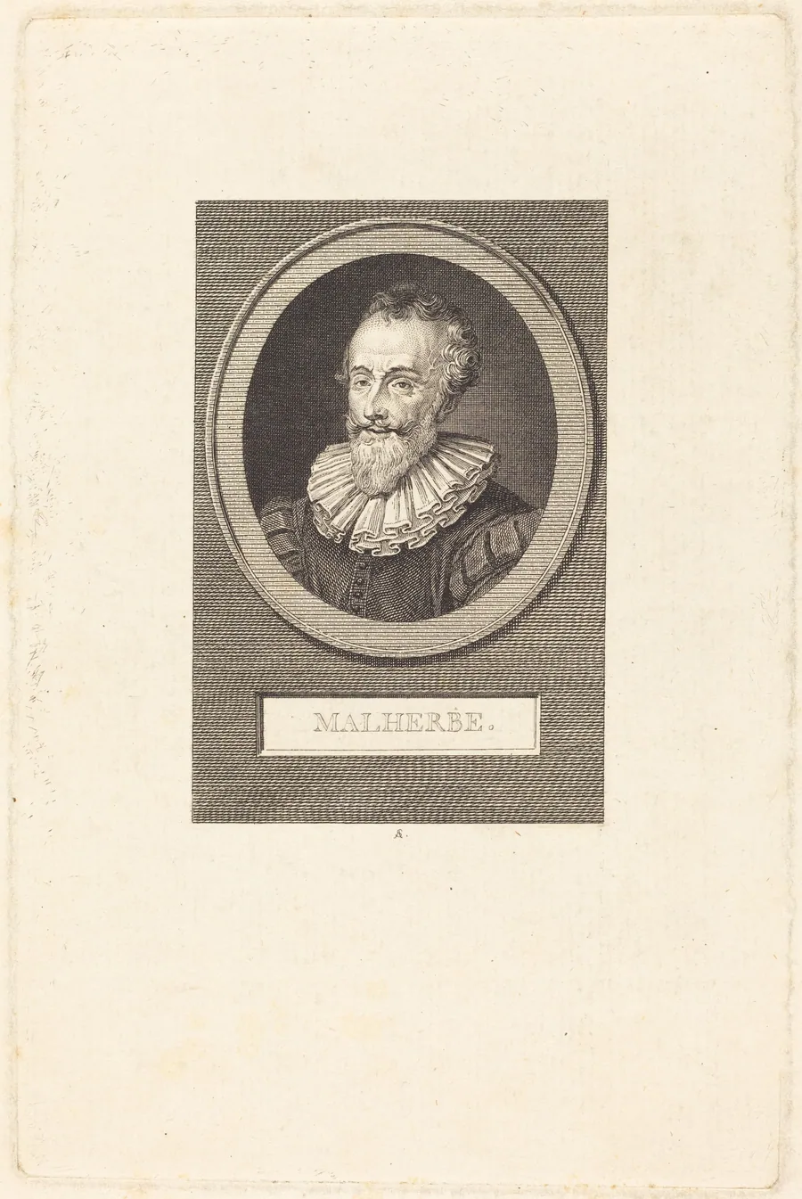 Francois de Malherbe by Augustin de Saint-Aubin