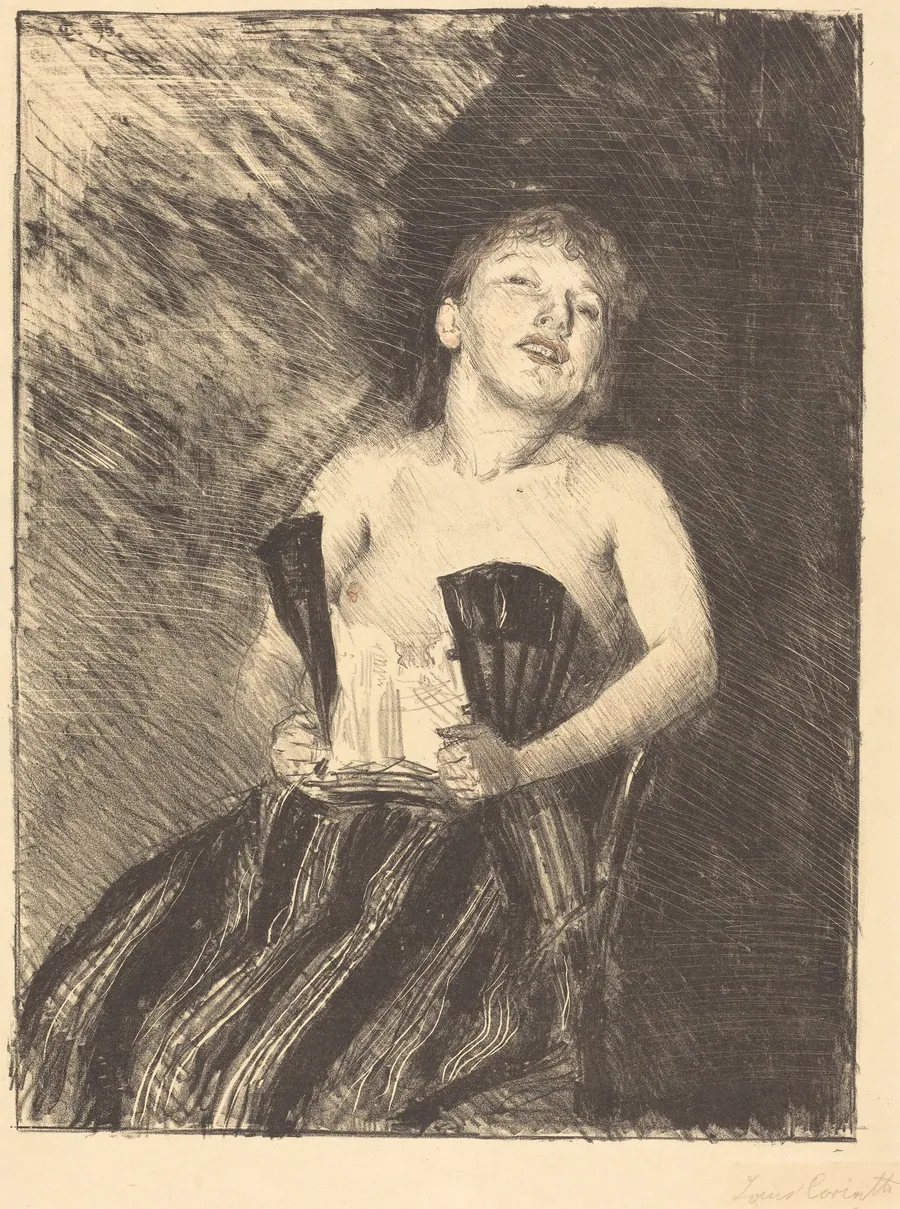 Mädchen im Korsett (Girl in a Corset) by Lovis Corinth