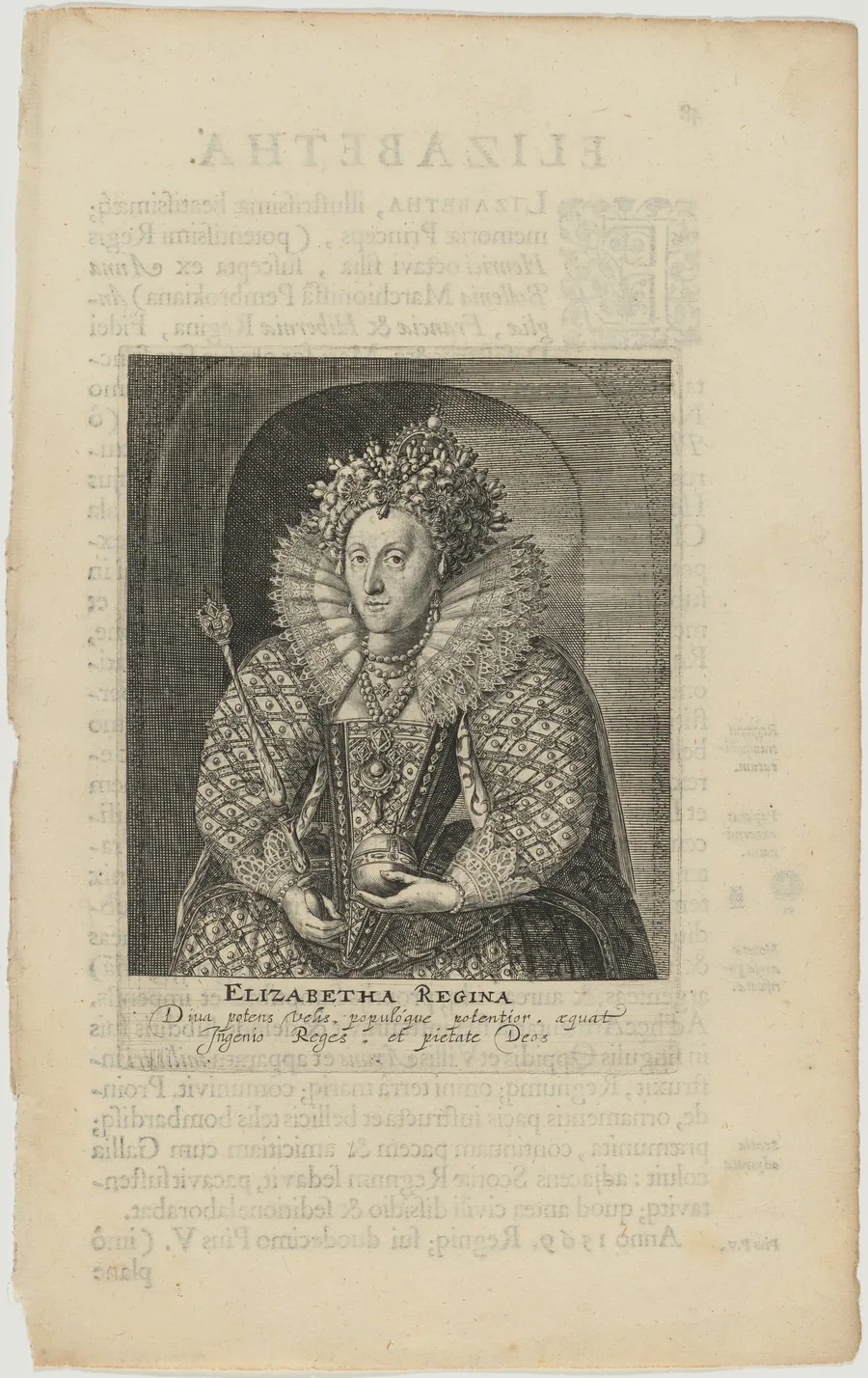 Queen Elizabeth by Willem de Passe